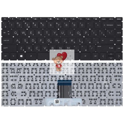 Клавиатура для HP 14-CD X360 Черная p/n: SG-93280-XFA, 9Z.NEZSC.201 Клавиатура для HP 14-CD X360 Черная p/n: SG-93280-XFA, 9Z.NEZSC.201