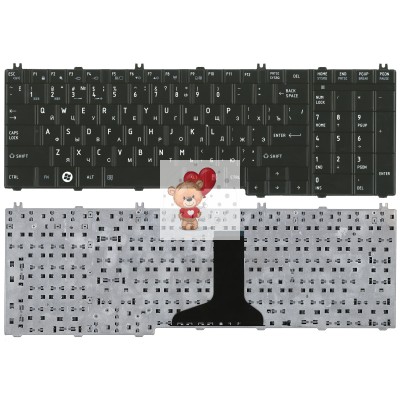 Клавиатура для ноутбука Toshiba C650 глянцевая p/n: NSK-TN00R, NSK-TN0SC, NSK-TN0SU Клавиатура для ноутбука Toshiba C650 глянцевая p/n: NSK-TN00R, NSK-TN0SC, NSK-TN0SU