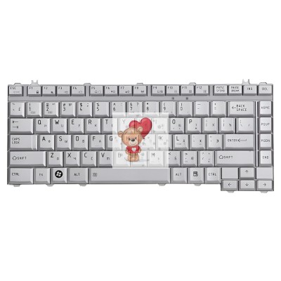 Клавиатура для ноутбука Toshiba M300 Серебро p/n: NSK-TAJ01, 9J.N9082.J01 Клавиатура для ноутбука Toshiba M300 Серебро p/n: NSK-TAJ01, 9J.N9082.J01