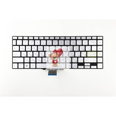 Клавиатура для Asus К413FA Серебро p/n: NSK-W30LN, 4B+NH902.001 Клавиатура для Asus К413FA Серебро p/n: NSK-W30LN, 4B+NH902.001