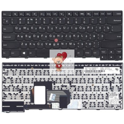 Клавиатура для ноутбука Lenovo ThinkPad E450 p/n: LO-84SU SN20E66124, FRU P/N 04X6124, 04X6164 Клавиатура для ноутбука Lenovo ThinkPad E450 p/n: LO-84SU SN20E66124, FRU P/N 04X6124, 04X6164