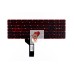 Клавиатура для Acer Nitro 5 AN515-51 Черная с красной подсветкой без рамки p/n: SX152702A-RU