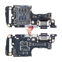 Шлейф для Vivo V27e (V2237) плата на системный разъем/разъем SIM/микрофон