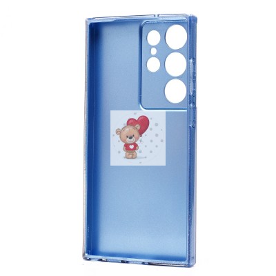 Чехол-накладка для Samsung S918 Galaxy S23 Ultra (голубой) - SC328 Чехол-накладка для Samsung S918 Galaxy S23 Ultra (голубой) - SC328