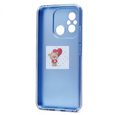 Чехол-накладка для Xiaomi Redmi 12C (голубой) - SC328