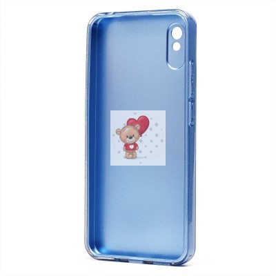 Чехол-накладка для Xiaomi Redmi 9i (голубой) - SC328