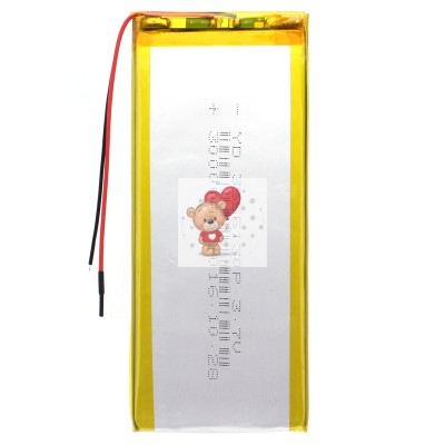 Аккумуляторная батарея универсальная 3555130p 3,7v Li-Pol 3000 mAh 3.5*55*130 mm
