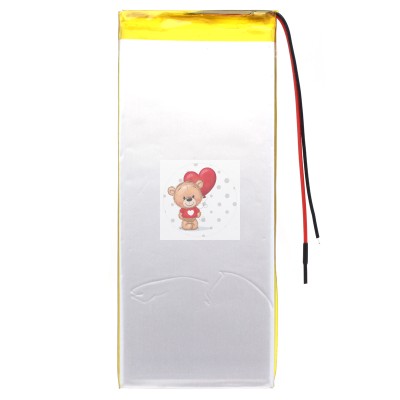 Аккумуляторная батарея универсальная 3555130p 3,7v Li-Pol 3000 mAh 3.5*55*130 mm