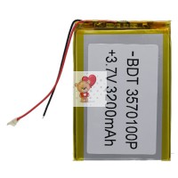 Аккумуляторная батарея универсальная 3570100p 3,7v Li-Pol 3200 mAh 3.5*70*100 mm Аккумуляторная батарея универсальная 3570100p 3,7v Li-Pol 3200 mAh 3.5*70*100 mm
