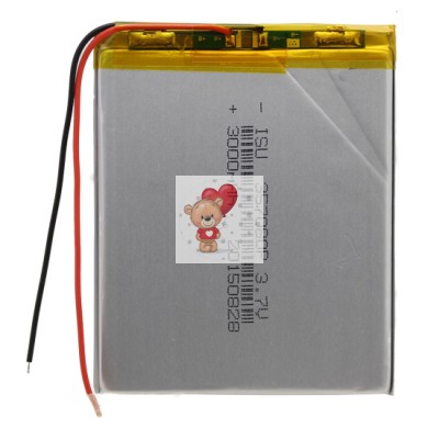 Аккумуляторная батарея универсальная 357080p 3,7v Li-Pol 3000 mAh 3.5*70*80 mm