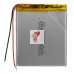 Аккумуляторная батарея универсальная 357080p 3,7v Li-Pol 3000 mAh 3.5*70*80 mm