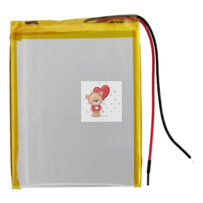 Аккумуляторная батарея универсальная 357090p 3,7v Li-Pol 2500 mAh 3.5*70*90 mm