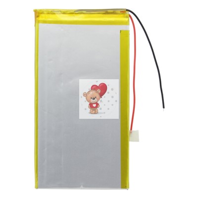 Аккумуляторная батарея универсальная 3766125p 3,7v Li-Pol 4000 mAh 3.7*66*125 mm