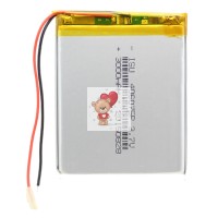 Аккумуляторная батарея универсальная 406075p 3,7v Li-Pol 3000 mAh 4*60*75 mm