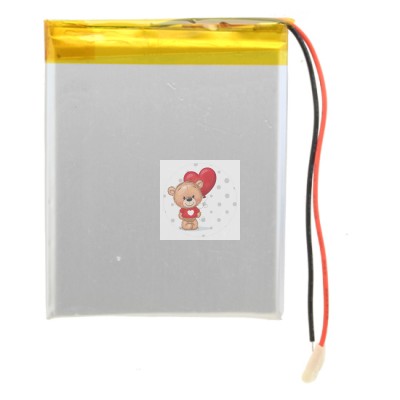 Аккумуляторная батарея универсальная 406075p 3,7v Li-Pol 3000 mAh 4*60*75 mm