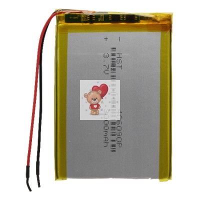 Аккумуляторная батарея универсальная 406090p 3,7v Li-Pol 3000 mAh 4*60*90 mm