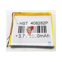 Аккумуляторная батарея универсальная 408282p 3,7v Li-Pol 3800 mAh 4*82*82 mm Аккумуляторная батарея универсальная 408282p 3,7v Li-Pol 3800 mAh 4*82*82 mm