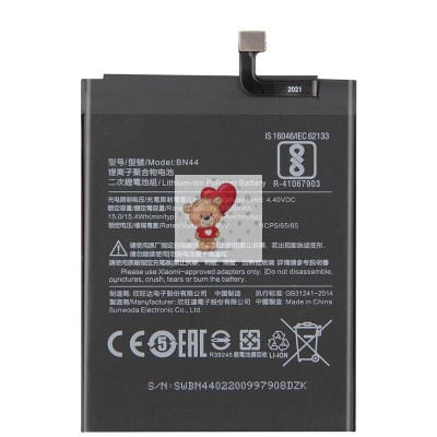 94764, Аккумуляторная батарея для Xiaomi Redmi 5 Plus (BN44), BTT-XMI-BN44, 730.00<span class=