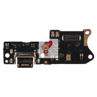 Шлейф для Xiaomi Redmi 9T плата системный разъем/микрофон - Премиум