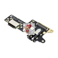 Шлейф для Xiaomi Redmi 8A плата на системный разъем/разъем гарнитуры/микрофон - Премиум