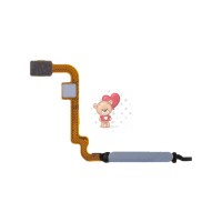 Шлейф для Xiaomi Redmi Note 10S сканер отпечатка пальцев Белый