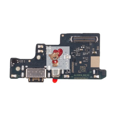 Шлейф для Xiaomi Redmi Note 14 4G плата системный разъем/разъем SIM/микрофон - Премиум