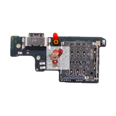 Шлейф для Xiaomi Redmi Note 14 4G плата системный разъем/разъем SIM/микрофон - Премиум