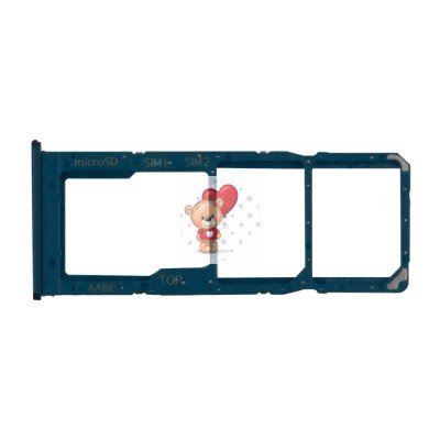 Лоток SIM для Samsung A125F Galaxy A12 (синий)