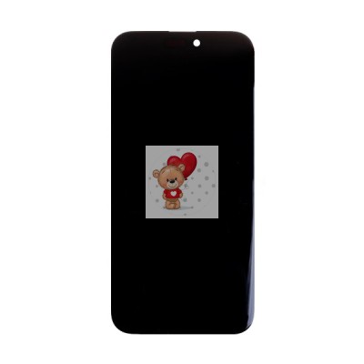 Дисплей для Apple iPhone 15 Pro Max (A3106) в сборе с тачскрином Черный - OR (SP) (с верификацией “Новая запчасть”)