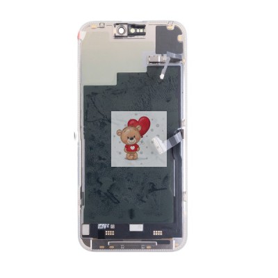 Дисплей для Apple iPhone 15 Pro Max (A3106) в сборе с тачскрином Черный - OR (SP) (с верификацией “Новая запчасть”)