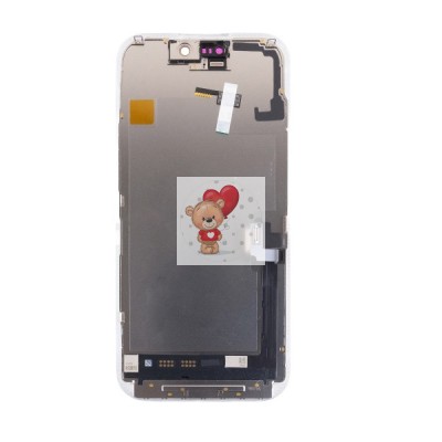 Дисплей для Apple iPhone 17 (A3520) в сборе с тачскрином Черный - (Soft OLED, Full HD, 120 Гц) (площадка под IC)