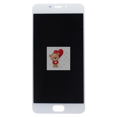 Дисплей для Meizu M5 Note с тачскрином Белый