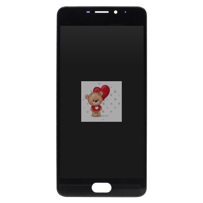 Дисплей для Meizu M5 Note с тачскрином Черный