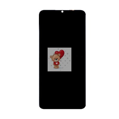 Дисплей для OPPO A17 с тачскрином Черный