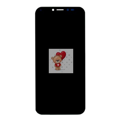 Дисплей для Philips S561 с тачскрином Черный