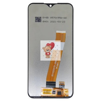 Дисплей для Samsung A015F Galaxy A01 с тачскрином Черный (Узкий коннектор) - OR