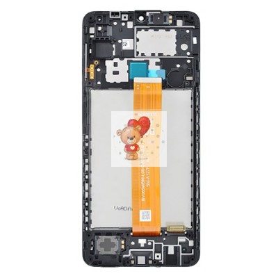 Дисплей для Samsung A127F Galaxy A12 Nacho модуль Черный - OR (SP)
