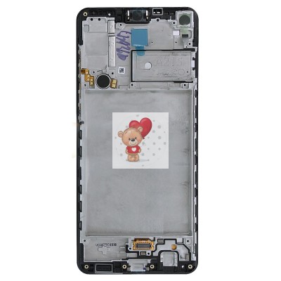 Дисплей для Samsung A217F Galaxy A21s модуль Черный - OR (SP)