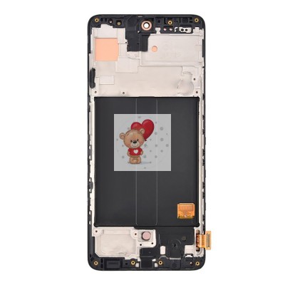 Дисплей для Samsung A515F Galaxy A51 модуль Черный - (AMOLED)