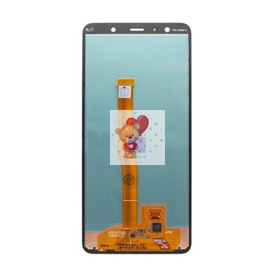 Дисплей для Samsung A750F Galaxy A7 (2018) с тачскрином Черный - (AMOLED)