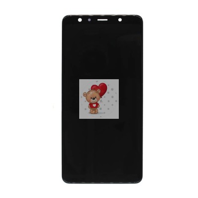 Дисплей для Samsung A750F Galaxy A7 (2018) с тачскрином Черный - (AMOLED)