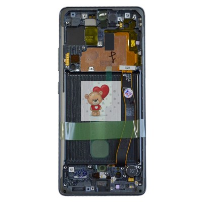 Дисплей для Samsung G770F Galaxy S10 Lite модуль Черный - OR (SP)