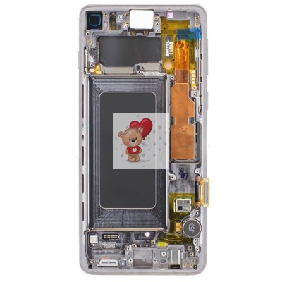 Дисплей для Samsung G973F Galaxy S10 модуль Белый - OR (SP)