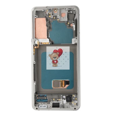 Дисплей для Samsung G991B Galaxy S21 модуль Белый - OR (SP)