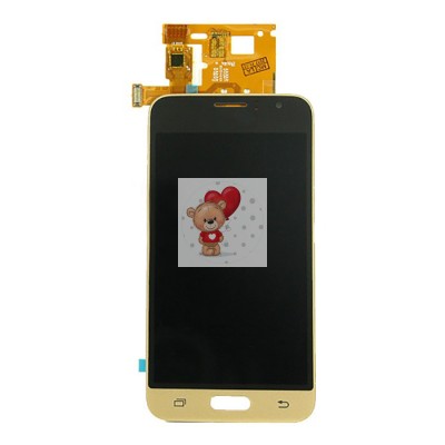 Дисплей для Samsung J120F Galaxy J1 (2016) с тачскрином Золотой - (In-Cell)