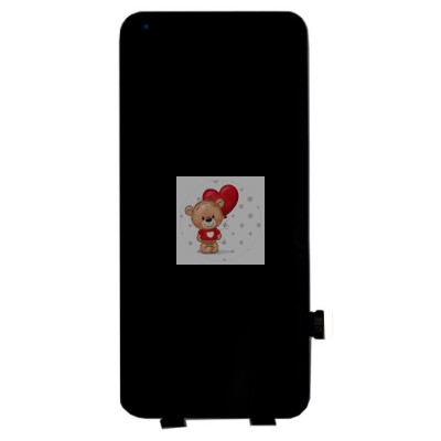 Дисплей для Xiaomi Mi 10 Lite с тачскрином Черный - (AMOLED)