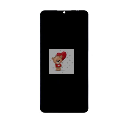 Дисплей для ZTE Blade A72 4G с тачскрином Черный